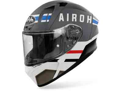 Caschi: Casco Integrale Airoh Aviator J White Gloss Bianco Lucido Junior  Bambino Cross Off Road Motard